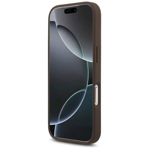 Etui Guess 4G Big Logo do iPhone 17 Pro - brązowe
