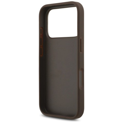 Etui Guess 4G Big Logo do iPhone 17 Pro - brązowe