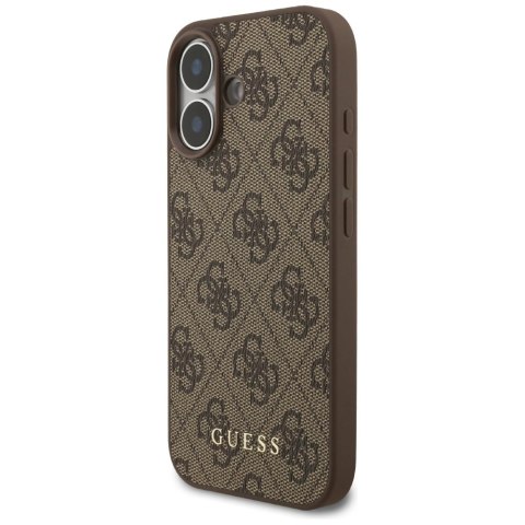 Etui Guess 4G Classic na iPhone 17 - brązowe