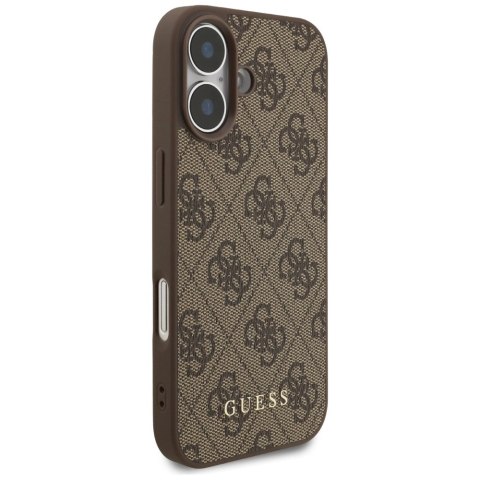 Etui Guess 4G Classic na iPhone 17 - brązowe