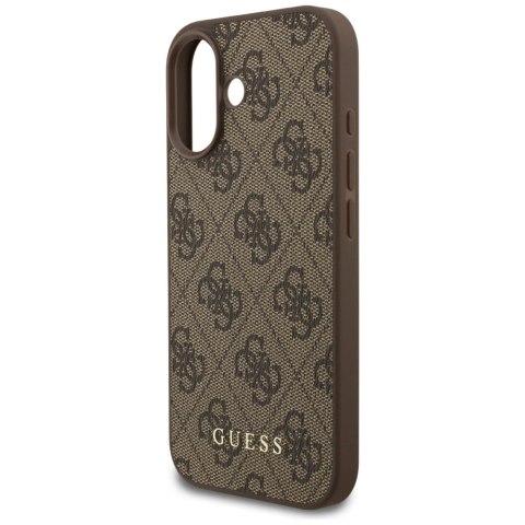 Etui Guess 4G Classic na iPhone 17 - brązowe
