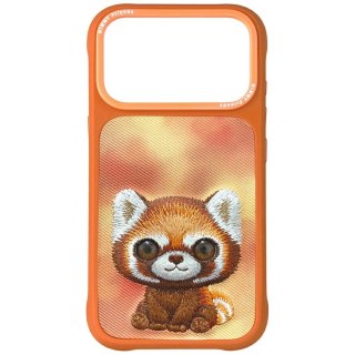 Etui Nimmy Big Eyed Pet 2.0 Raccoon na iPhone 17 Pro Max - pomarańczowe