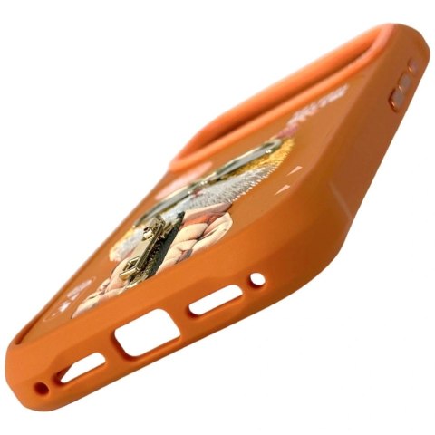 Etui Nimmy Cool&Cute 2.0 Cat na iPhone 17 Pro Max - pomarańczowe