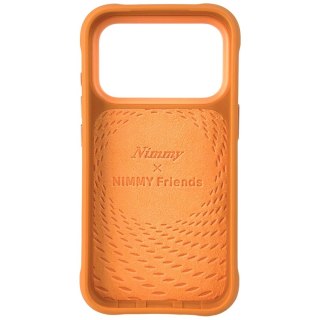 Etui Nimmy Cool&Cute 2.0 Cat na iPhone 17 Pro - pomarańczowe