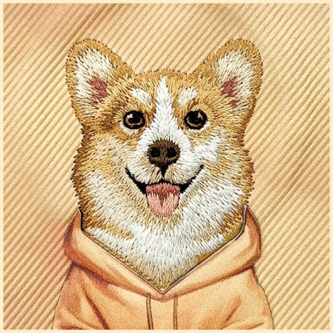 Etui Nimmy Gentle Pets Series Dog MagSafe na iPhone 17 Pro - pomarańczowe