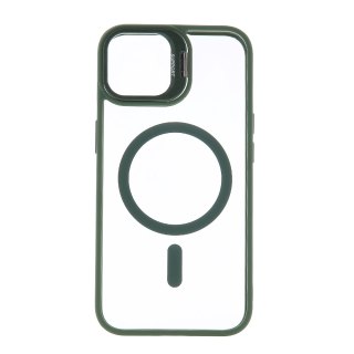 Nakładka Extra Lens Mag do iPhone 14 Pro 6,1" ciemnozielona