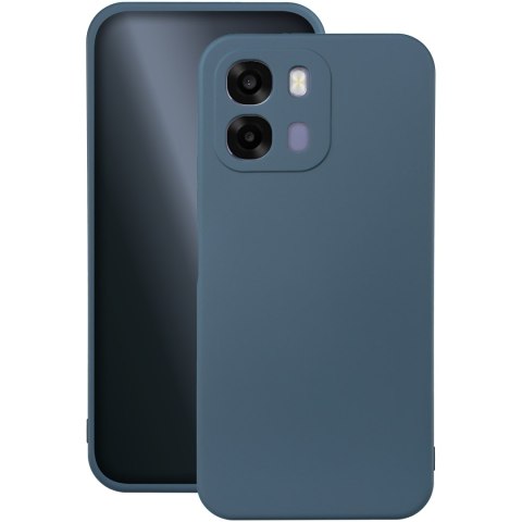 Nakładka Silicon do Oppo A6 4G / A6 5G / A6X 4G / A6X 5G / A6S 4G / A6S 5G Global ciemnoniebieska
