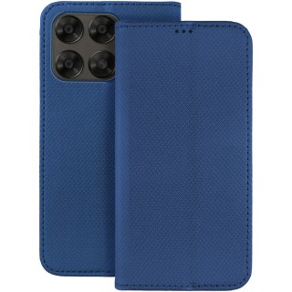 Etui Smart Magnet do Motorola Moto G67 5G / G77 5G granatowe