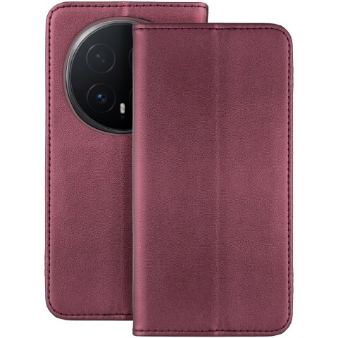 Etui Smart Magnetic do Honor Magic 8 Pro burgundowe