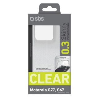 Etui SBS Skinny Cover na Motorola Moto G77 - przezroczyste