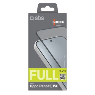 Szkło hartowane SBS Full Cover na Oppo Reno 15