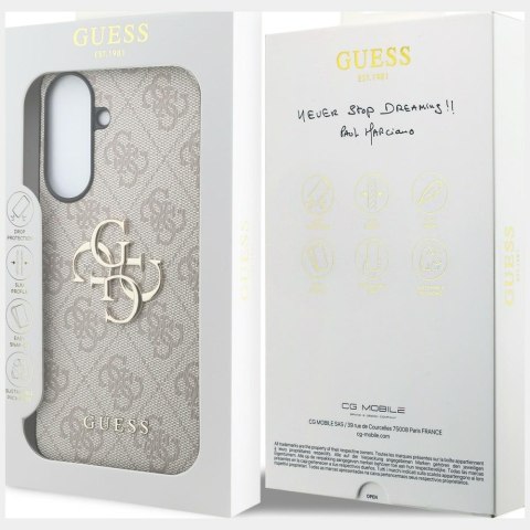 Guess nakładka HC PU 4G Big Logo do Samsung Galaxy A57 różowa