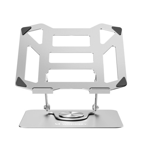 Podstawka Wozinsky WDCX-X19-AB HardStand z obrotem 360° pod laptopa i tablet - srebrna