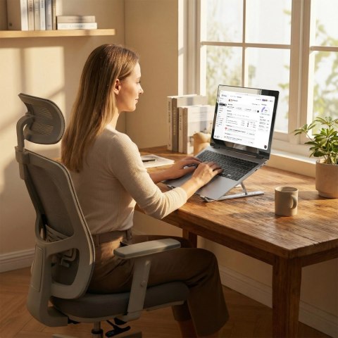 Podstawka Wozinsky WDCX-X8S składana regulowana pod laptopa - srebrna