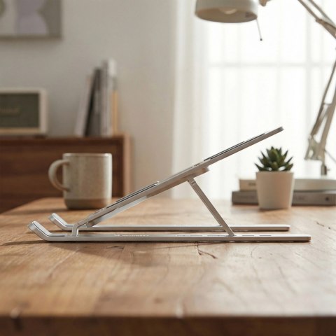 Podstawka Wozinsky WDCX-X8S składana regulowana pod laptopa - srebrna