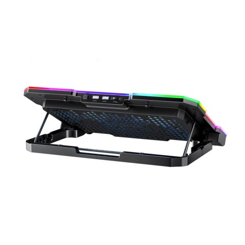 Podstawka Wozinsky WDCX-A26 NitroCool RGB chłodząca gamingowa pod laptop - czarna