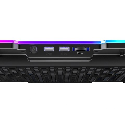 Podstawka Wozinsky WDCX-A26 NitroCool RGB chłodząca gamingowa pod laptop - czarna
