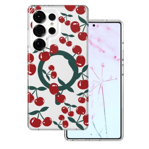 Nakładka Cherry Mag do Samsung Galaxy S25 Ultra transparentna