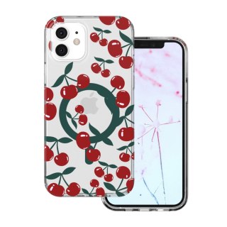 Nakładka Cherry Mag do iPhone 12 / 12 Pro 6,1" transparentna
