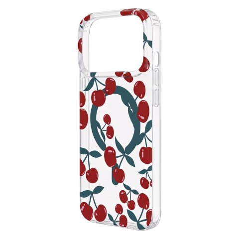 Nakładka Cherry Mag do iPhone 16 Pro 6,3" transparentna