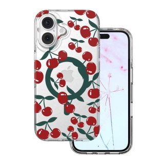 Nakładka Cherry Mag do iPhone 17 Pro 6,3'' transparentna