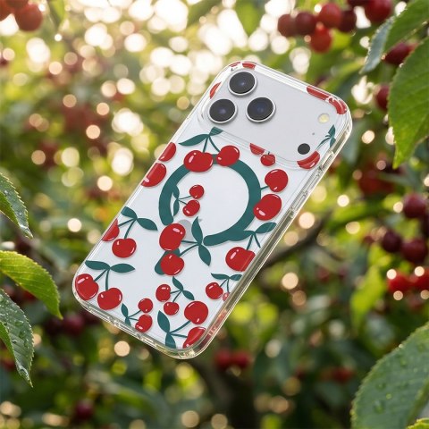 Nakładka Cherry Mag do iPhone 17 Pro 6,3'' transparentna