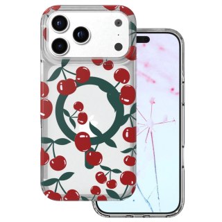 Nakładka Cherry Mag do iPhone 17 Pro Max 6,9'' transparentna