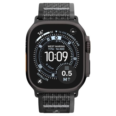 Pasek Spigen Athlex Air 2 na Apple Watch 44 / 45 / 46 / 49 mm - czarno-szary