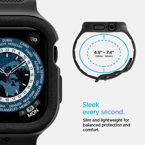 Pasek Spigen Vault Pro na Apple Watch 42 mm - czarny mat