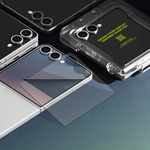 Szkło hartowane Ringke Cover Display Easy Slide 2-pack na Samsung Galaxy Z Flip 7 - przezroczyste