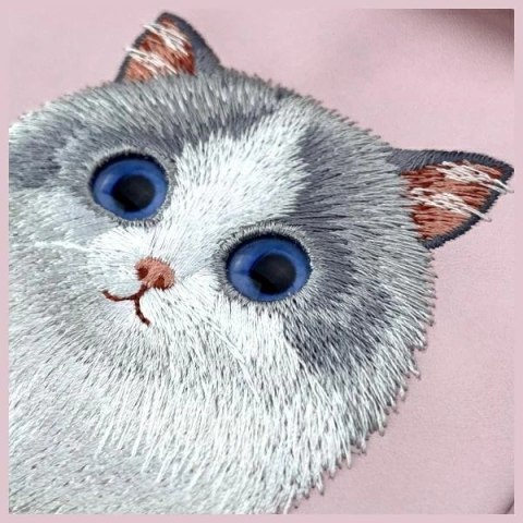 Torebka Nimmy Big Eyed Pet 2.0 Cat na telefon - różowa