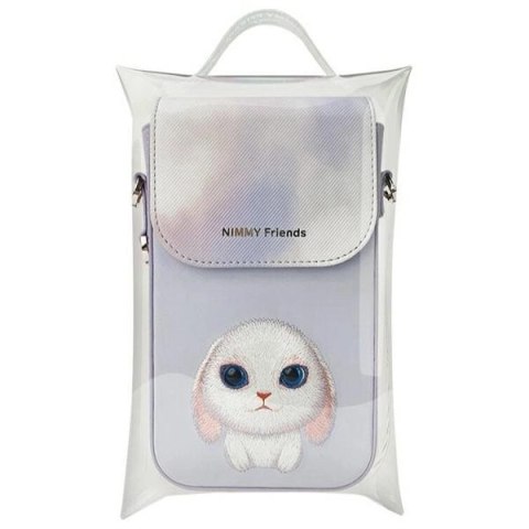 Torebka Nimmy Big Eyed Pet 2.0 Rabbit na telefon - fioletowa