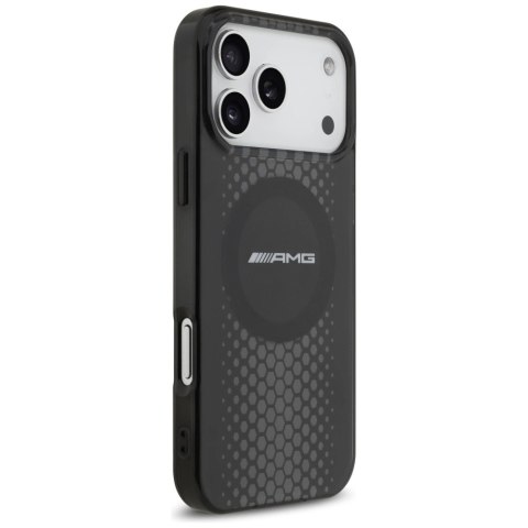 Etui AMG Double Layer Transparent Graphics MagSafe do iPhone 17 Pro Max - czarne