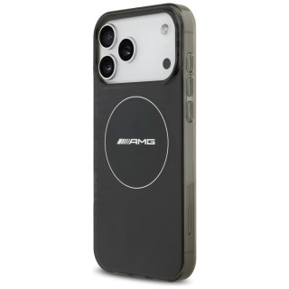 Etui AMG Double Layer Transparent Smocked MagSafe do iPhone 17 Pro Max - czarne