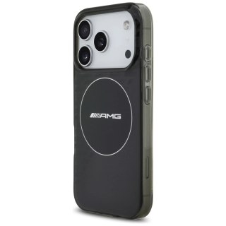 Etui AMG Double Layer Transparent Smocked MagSafe do iPhone 17 Pro - czarne