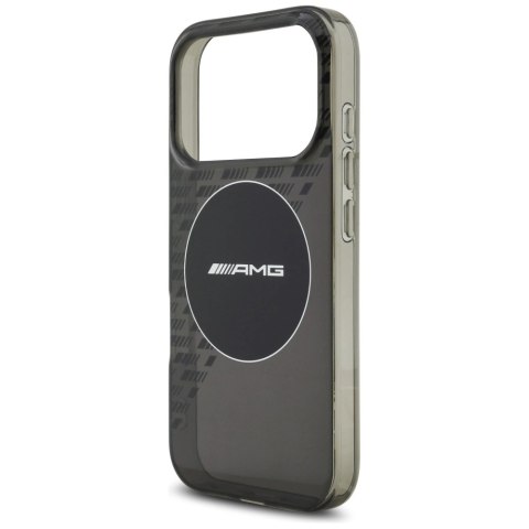 Etui AMG Double Layer Transparent Smocked MagSafe do iPhone 17 Pro - czarne