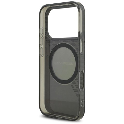 Etui AMG Double Layer Transparent Smocked MagSafe do iPhone 17 Pro - czarne