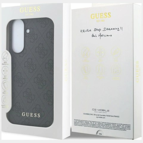 Etui Guess 4G Charm na Samsung Galaxy A57 5G - czarne