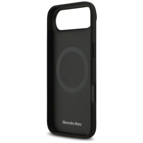 Etui Mercedes Leather The Move MagSafe na iPhone 17 Air - czarne