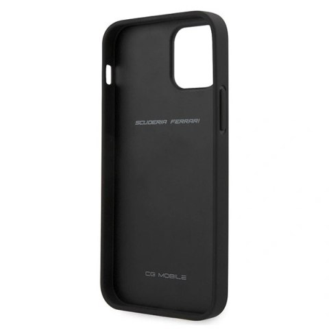 Etui Ferrari Off Track Quilted na iPhone 12 / 12 Pro - czarne