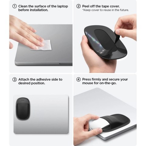 Etui Spigen LD220 Mouse Sleeve na myszkę - czarna