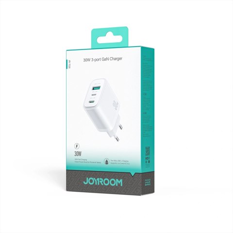 Ładowarka sieciowa Joyroom JR-TG6 GaN 30W - biała