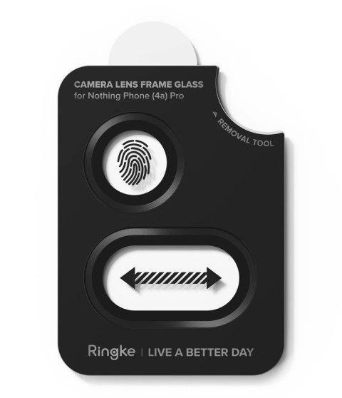 Osłona aparatu Ringke Camera Frame Protector 2-Pack na Nothing Phone 4A Pro - czarna