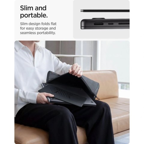 Podstawka pod laptopa Spigen SlimFold LD201-S6 - szara