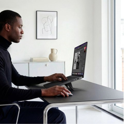 Podstawka pod laptopa Spigen SlimFold LD201-S6 - szara