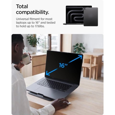 Podstawka pod laptopa Spigen SlimFold LD201-S8 pod laptop - szara