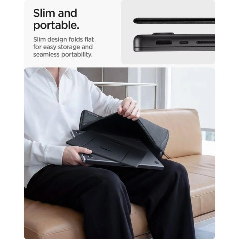 Podstawka pod laptopa Spigen SlimFold LD201-S8 pod laptop - szara