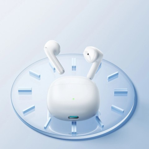 Słuchawki bezprzewodowe Joyroom JR-FB1 Funpods Bluetooth 6.0 douszne TWS z funkcjami AI - białe