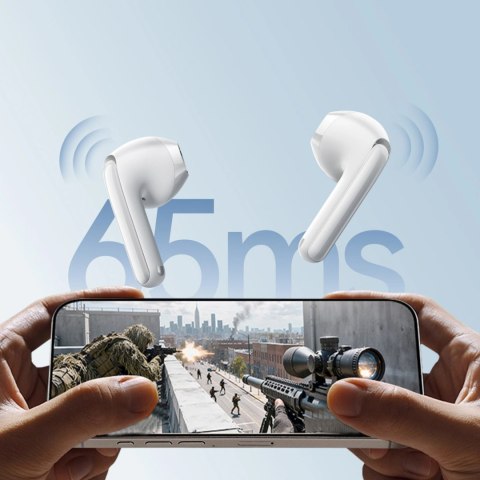 Słuchawki bezprzewodowe Joyroom JR-FB1 Funpods Bluetooth 6.0 douszne TWS z funkcjami AI - białe