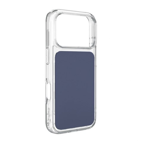 Etui Puro Plate Mag na iPhone 17 Pro Max kompatybilne z MagSafe - niebieskie